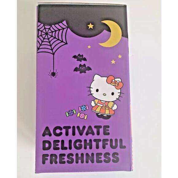 Hello Kitty Halloween Witch Kitty on Broom Peppermint Square Reed Diffuser - Picture 2 of 5